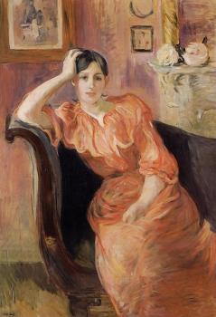貝爾特 摩裡索特 Portrait of Jeanne Pontillon